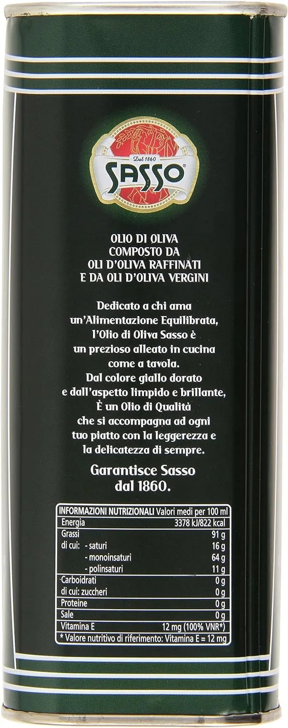 SASSO OLIO DI OLIVA LATTINA 1 LT - immagine 2