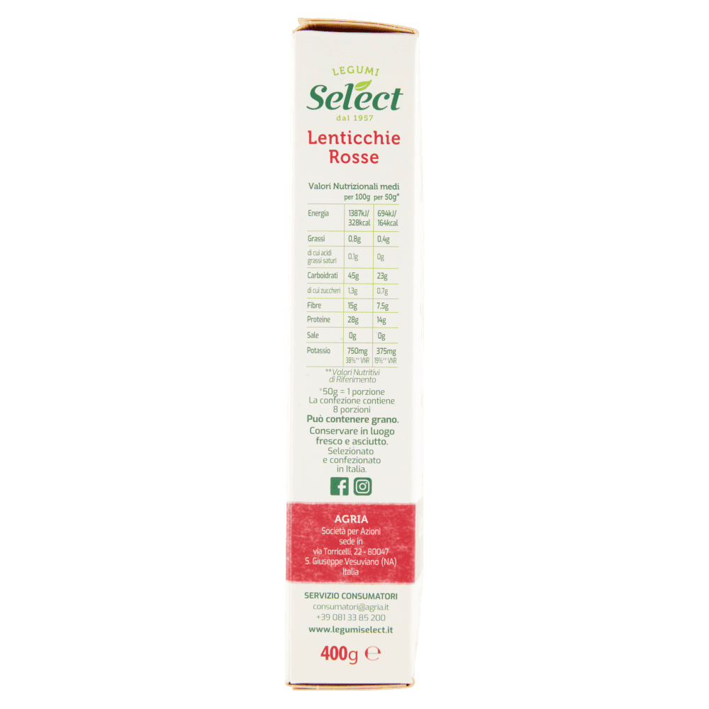 SELECT LENTICCHIE ROSSE 400 GR - immagine 3