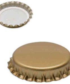 TAPPO CORONA GIGANTE D.29 COLORE ORO (SCATOLA 6000 PEZZI)